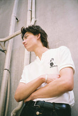 Honeycomb Henley Neck T