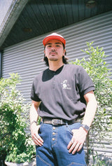 Honeycomb Henley Neck T