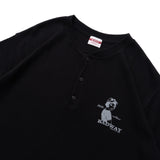 Honeycomb Henley Neck T