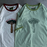 Distressed wash ringer T-shirt