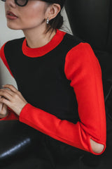 bycolor tight rib knit