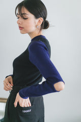 bycolor tight rib knit