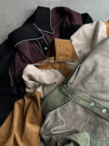 西方桃子皮襯衫夾克