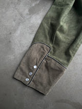 西方桃子皮襯衫夾克