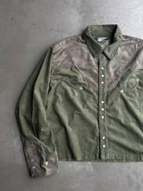 西方桃子皮襯衫夾克