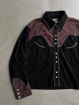 西方桃子皮襯衫夾克