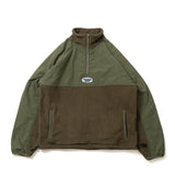 switching fleece half zip