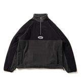 switching fleece half zip