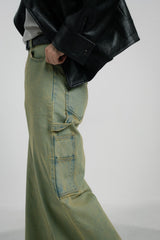 畫家寬耀斑牛仔布