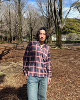 網狀ombre止回襯衫