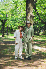 linen half sleeve jacket