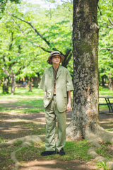 linen half sleeve jacket