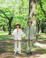 linen half sleeve jacket