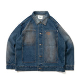 vintage patch denim jacket-2