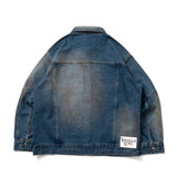 vintage patch denim jacket-2