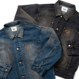 vintage patch denim jacket-2