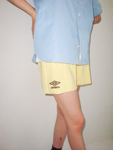 umbro×common gull products.でこぼこのニットショートパンツ