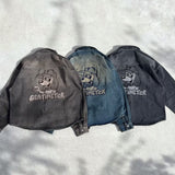 CMT 통치자는 데님 L/S 셔츠를 씻었습니다