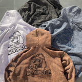 CMT ruler pigment zip hoodie