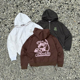 Blur CMT ruler zip hoodie