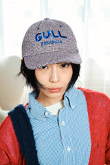 チェック柄のひきこもりcap