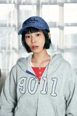 ストライプでドットなひきこもりcap