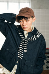 スウェードのひきこもりcap