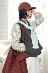 スウェードのひきこもりbag