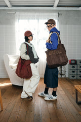 スウェードのひきこもりbag