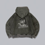 CMT ruler rhinestone zip hoodie