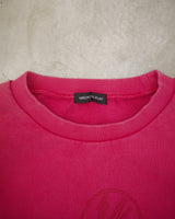 心形印花圆领卫衣