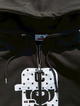 Boxy ruler front zip hoodie