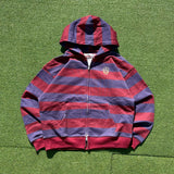 Boxy ruler assorted zip hoodie