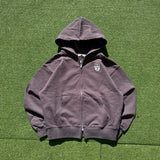 Boxy ruler assorted zip hoodie