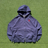 Boxy ruler assorted zip hoodie