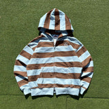 Boxy ruler assorted zip hoodie