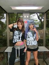 Ninety Girl Gothic Big Graphic Tee