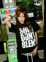 Contrast Rib Waist Straight Pants
