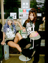 Ninety Girl Gothic Big Graphic Tee