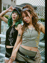 Ninety Girl Lace Micro Shorts