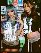 Ninety Girl Gothic Big Graphic Tee
