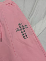 Ninety Girl Cross Stud Long Skirt