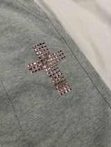 Ninety Girl Cross Stud Long Skirt