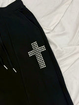 Ninety Girl Cross Stud Long Skirt