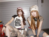 Ninety Girl Gothic Raglan Tee