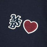MSB 하트 패치 로고 티