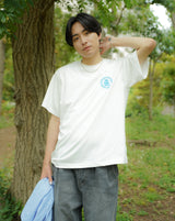 foaming circle logo tee