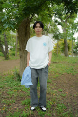 foaming circle logo tee