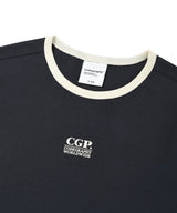 (Women) CGP Small Square Logo Ringer Short Sleeve T-Shirt CBEUWTS017