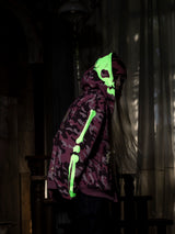 Glow Bone 풀 집 후디